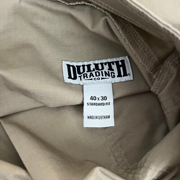 NWT Duluth Trading Co. Men’s DuluthFlex Ripstop Work Pants Size 40x30 - Picture 7 of 7